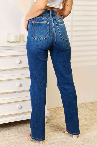 Judy Blue Straight Leg Jeans with Pockets