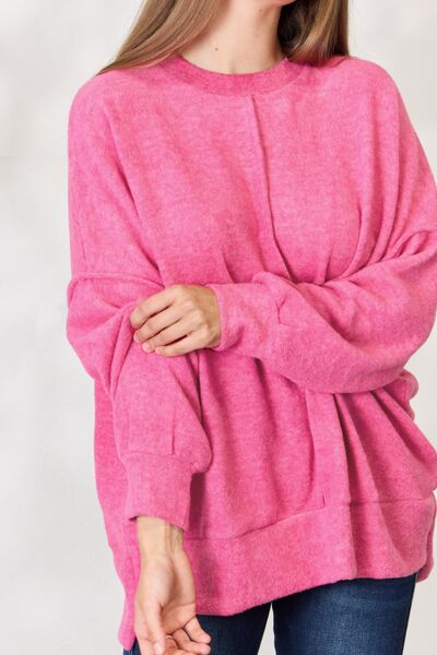 Center Seam Long Sleeve Sweatshirt