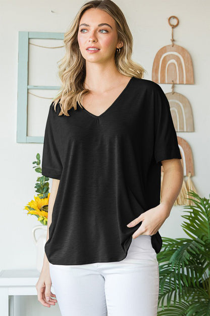 V-Neck Short Sleeve T-Shirt